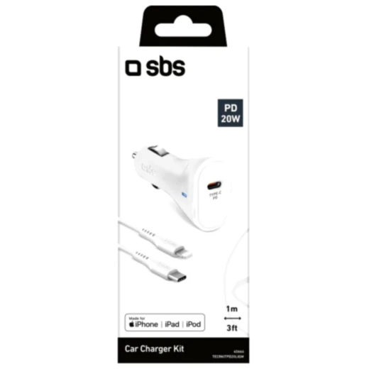 KFZ-LADESET SBS für Apple UBS-C - Lightning 20W PD_0