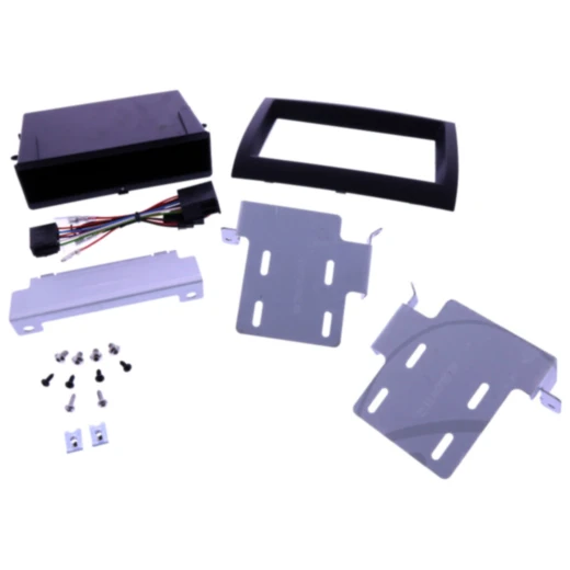 2-DIN Radioblende schwarz mit INBAY® Ablagefach für Citroen/Fiat/Opel/Peugeot