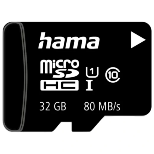 Speicherkarte microSDHC 32GB 80MB/s UHS-I mit Adapter_0
