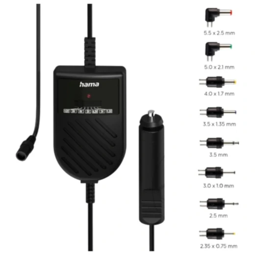 KFZ-Netzgerät 3A von Hama mit 8 Adaptern