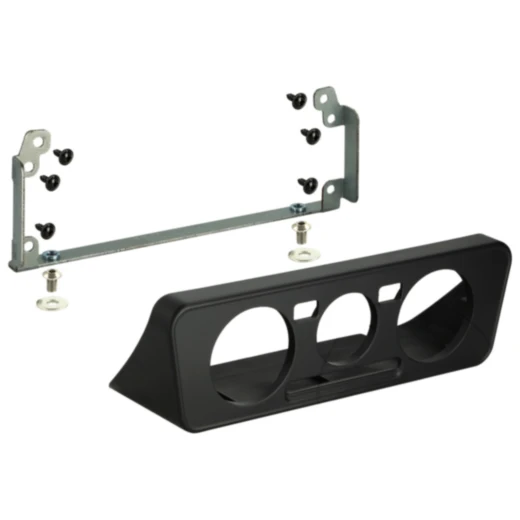 Radioblende 2-DIN passend für Seat Mii/Skoda Citigo/VW Up schwa