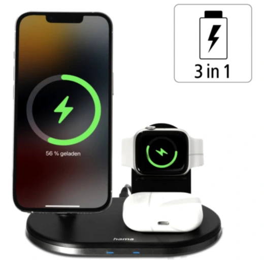 Kabellose Ladestation für 3 Apple Geräte_0