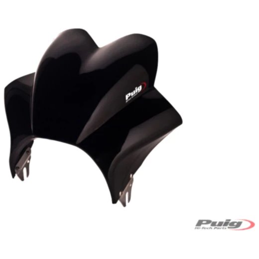 Scheibe Puig schwarz passend für: Honda CB, CBF, NTV, Triumph Bonneville, Thruxton, Thunderbird