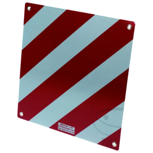 Warntafel für überstehende Ladung 500 x 500