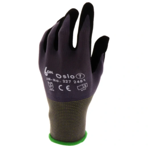 Arbeitshandschuhe 6ON OSLO Größe 7 Nitril