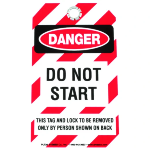 Sicherheitsetikett "Nicht Starten" für Hochvolt-Fahrzeuge