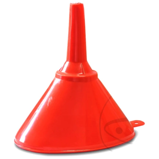 Trichter oval mit Sieb aus Kunststoff