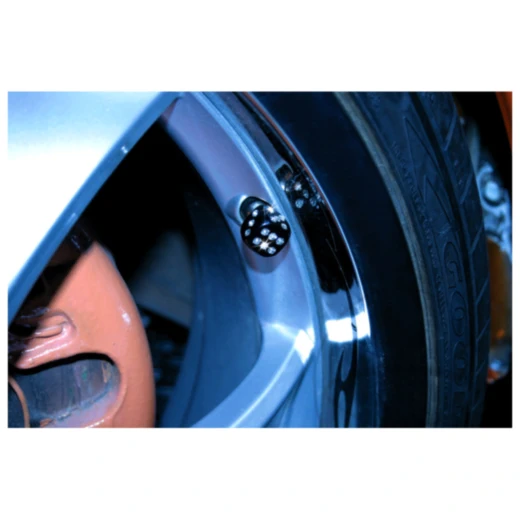 Ventilkappen Crystal Cube 4 Stück schwarz_0