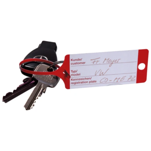 Schlüsselanhänger rot 100 Stück für: Motorräder