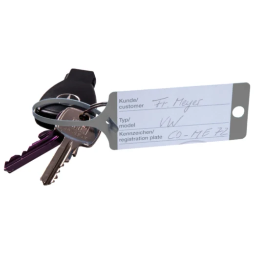 Schlüsselanhänger grau für Motorräder