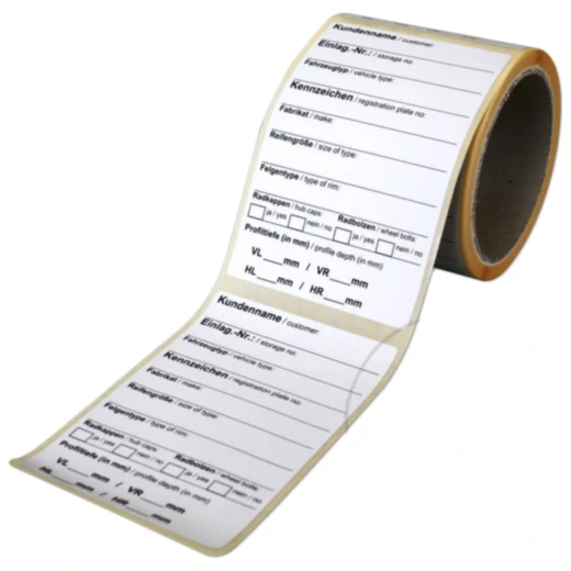 Reifeneinlagerungs-Aufkleber Rolle 100 Stück_0
