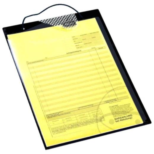 Auftragstasche A4 schwarz mit Schlüsselfach - 10 Stück