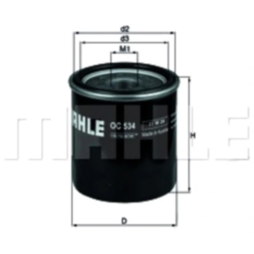 Ölfilter OC534 für: MQ 3105962 / 3120164