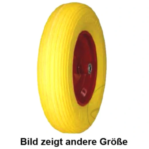 Komplettrad 4.00-8 aus Stahl für pannensichere Schubkarren