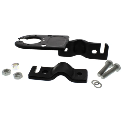 Halterung für Steckdose beim Schwanenhals