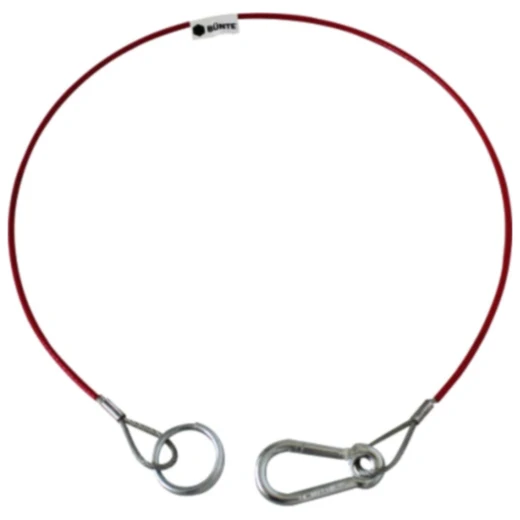 Abreissseil 1370 mm mit Haken und Ring für Motorräder