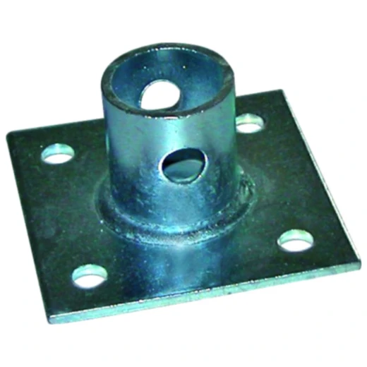 Flansch für abnehmbare Stützfüße verzinkt