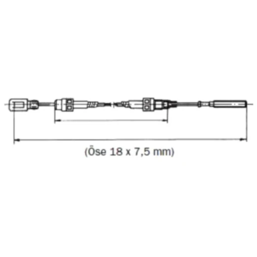 Bremsseil mit Langlochöse für Knott 1200/1500_2
