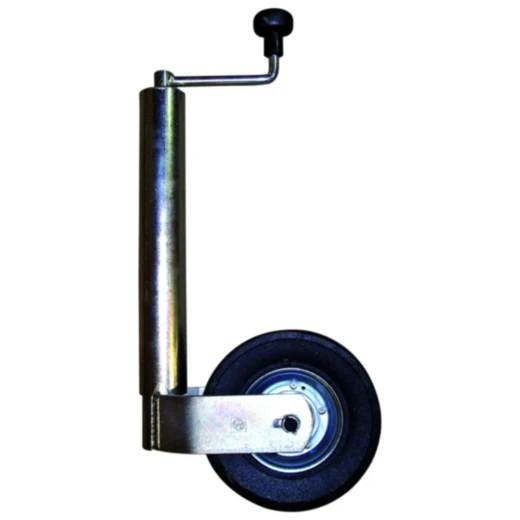 Stützrad 60 mm für Motorrad mit Vollgummi Stahlrad