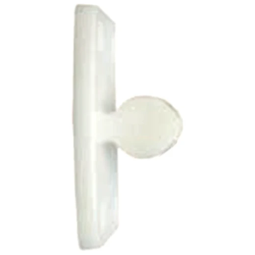 Türfeststelle Nockenteil PVC mit Grundplatte