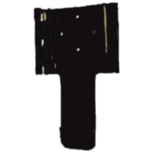 Unterlegkeil mit Halterung für Motorräder schwarz_0