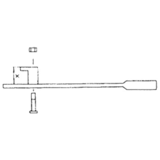Handbremshebel Peitz 21 mm für Auflaufeinrichtungen PAV/SR_0