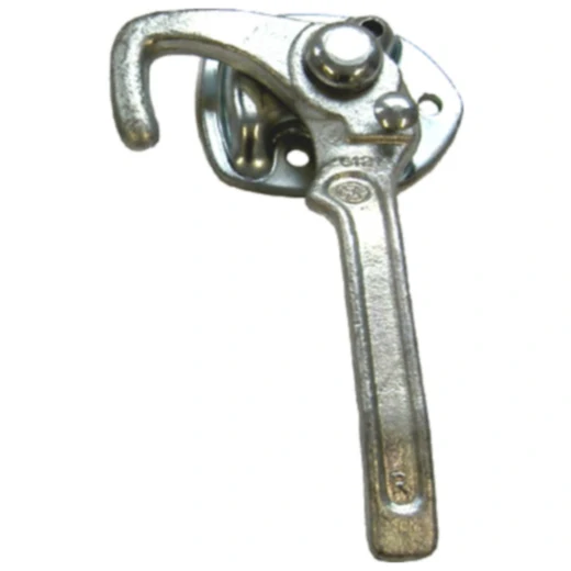 Winkelverschluss für Motorräder mit Druckknopfsicherung