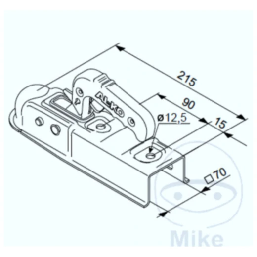Kugelkopfkupplung für ungebremste Anhänger bis 750 kg_0