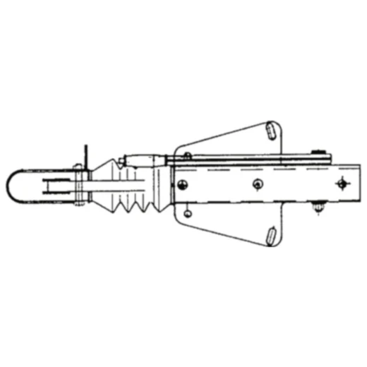 Auflaufeinrichtung Knott KF13E mit Stützrad-Konsole_0