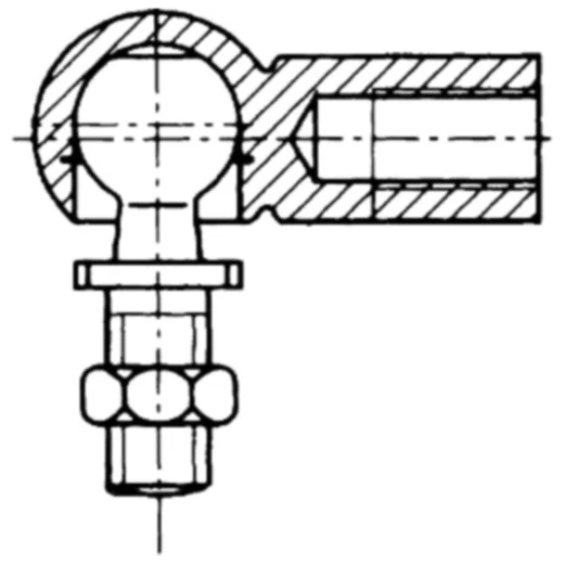 Winkelgelenk für GSFEDERN