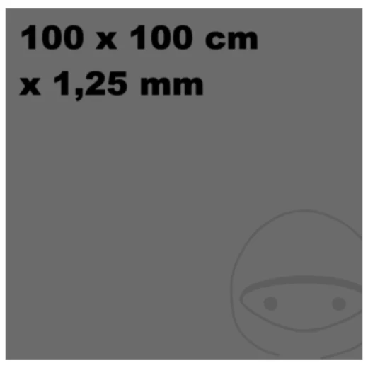 Blechtafel universal 1000x1000x1.25 mm aus Stahl