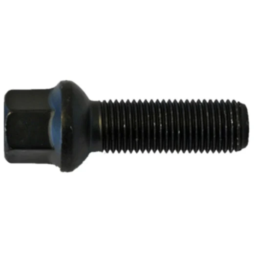 Radschraube M14x1.5x28 Kugelbund 17 schwarz für Motorräder