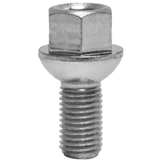 Radschraube M12X1.5X21 Kugelbund 17 silber für Motorräder