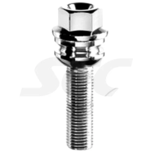 Radschraube M14X1.5X37 Kugelbund 19 silber