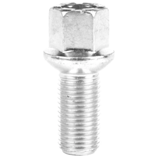 Radschraube M14 x 1.5 x 27 Kugelbund 17 silber für Motorräder 3920135