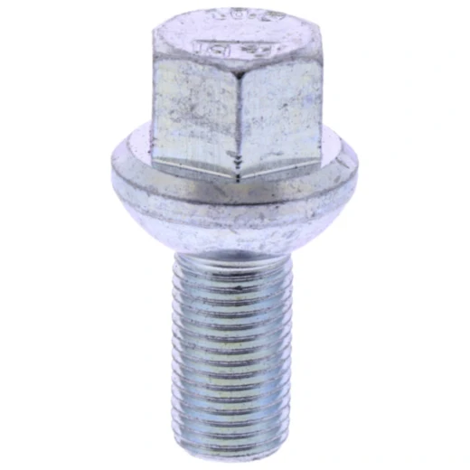 Radschraube M14X1.5X25 Kugelbund 19 silber für Motorräder