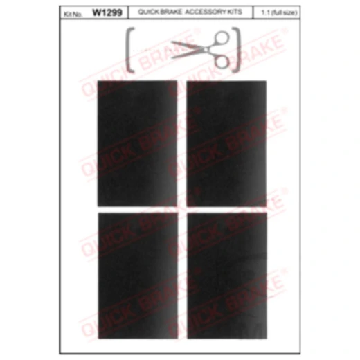 QUICK BRAKE Anti-Quietsch-Folie für effektive Schalldämpfung