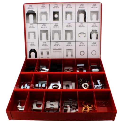 Bremsschlauch Halter Sortiment für gängige Automarken, 78-teilig