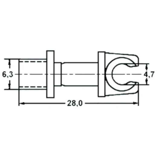 Halter für Bremsleitung 5 mm / 3/16_0