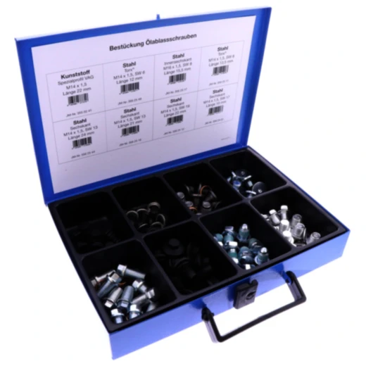 Ölablassschrauben Sortiment – 81-teilig für PKW & Transporter