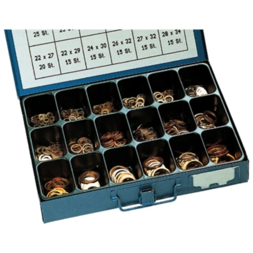 Dichtring Kupfer Sortiment 390-teilig