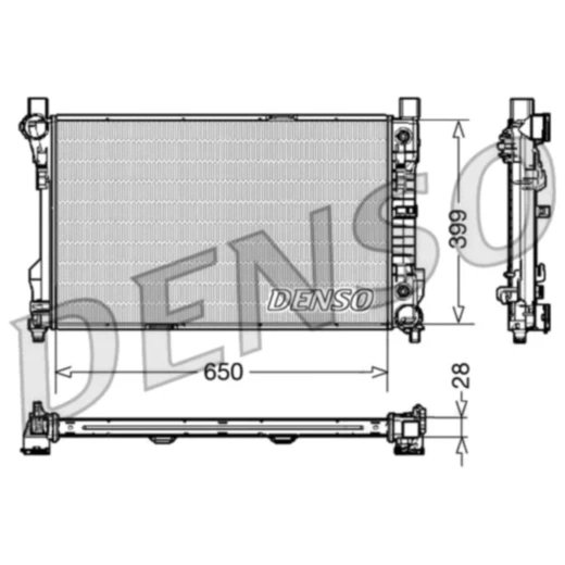 Kühler ID Alternative 8649700 für Motorräder