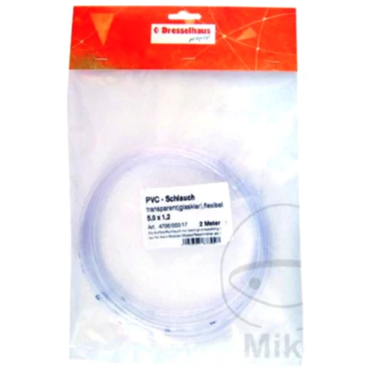 Kraftstoffschlauch PVC 8mm für Motorräder und Rasenmäher