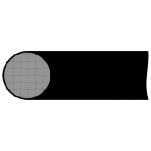 Kunststoff Rohrstück 8 mm x 50 mm – Packung mit 5 Stück