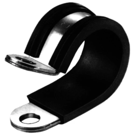 Gummi Schelle 12 mm aus rostfreiem Stahl