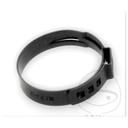 Klemmschelle für Gummi-Achskopf 35.3-36.8 mm Packung 10 ST