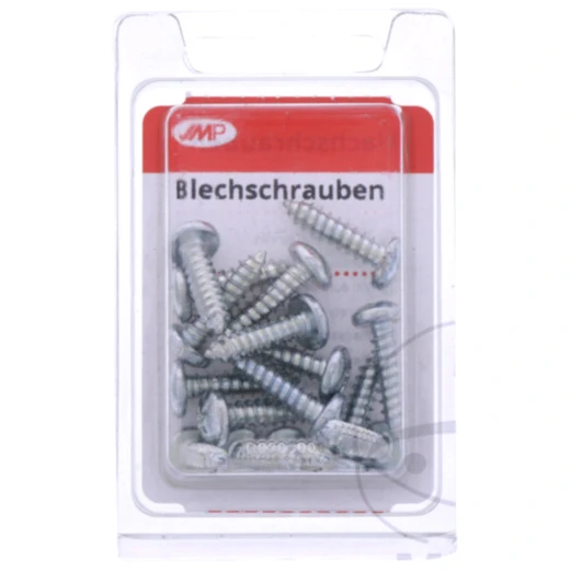 Nummernschildschraube 4.8X19 JMP Packung 16 Stück