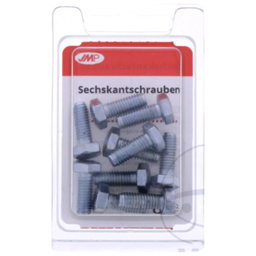 Sechskantschraube galvanisch verzinkt 8.8 M6x16 für Motorräder