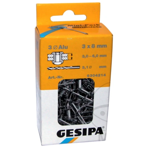 Blindniet 4X6 PCK 100 Flachrundkopf