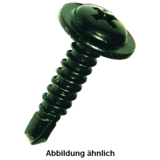 Bohrschrauben Schwarz Verzinkt 4.2x25 für Motorräder